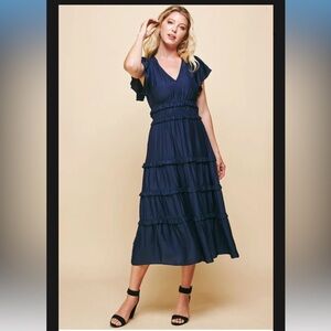 Pinch V-neck maxi dress, size medium